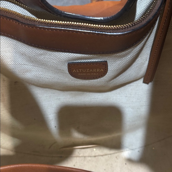 Altuzarra Ghianda Brown Bullrope Large Leather Hobo Shoulder Bag - Picture 4 of 12